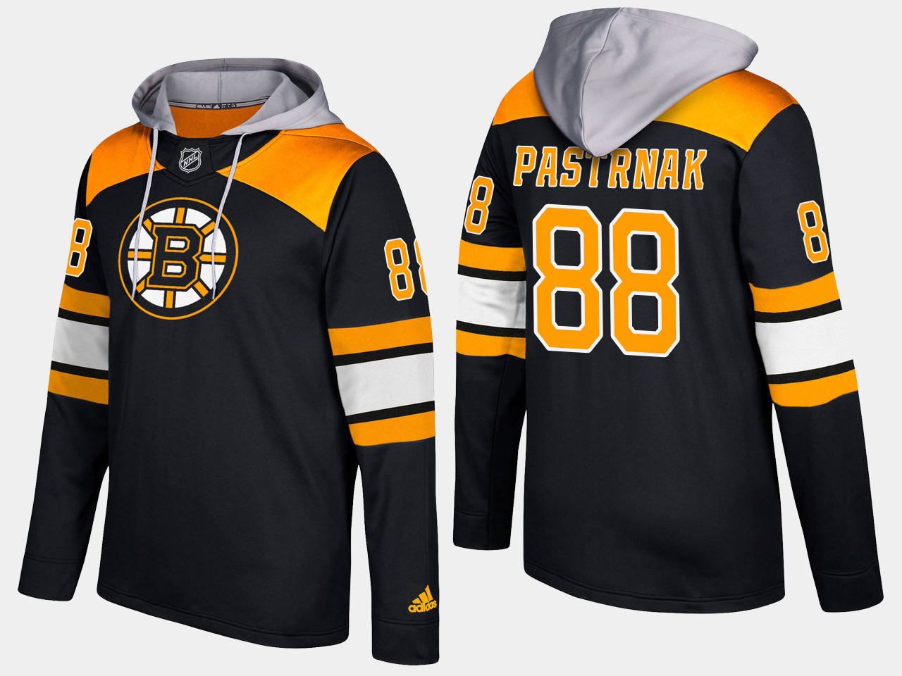 Men NHL Boston bruins 88 david pastrnak black hoodie